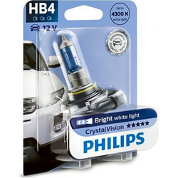 ΛΑΜΠA ΑΥΤΟΚΙΝΗΤΟΥ PHILIPS 9006/HB4 Crystal Vision λάμπα 12v/55w