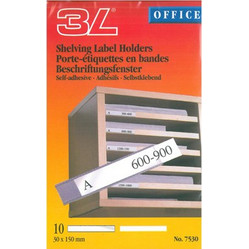 Αυτοκόλλητες Θήκες 3L Shelving Labels 30x150mm 7530