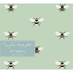 Χαρτοπετσέτες 33x33cm 20 τεμ. Sophie Allport - Bees