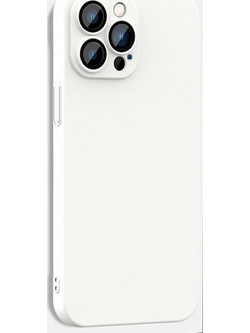 Θήκη Frosted PC με Κάλυψη Κάμερας iPhone 14 Pro - White