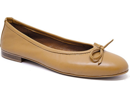 Bigshoes GA1137-09 Δερμάτινη Μπαλαρίνα Ταμπά