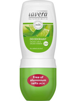 Lavera Lime & Verbena Φυσικό Αποσμητικό Roll On 24h Χωρίς Αλουμίνιο 50ml