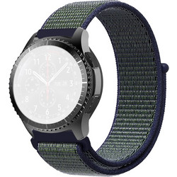 Amazfit Stratos 2s/3 Λουράκι Nylon Velcro Deep Fog Grey
