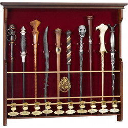 The Noble Collection Harry Potter Ten Character Wand Display