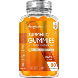 WeightWorld Turmeric Gummies 90 Κάψουλες