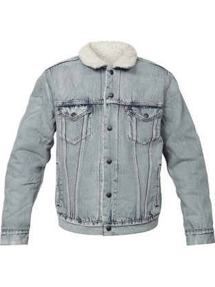 Levi's Type 3 Sherpa Ανδρικό Μπουφάν Χειμωνιάτικο Τζιν Γαλάζιο 16365-0070