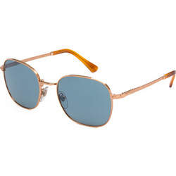 Persol PO078 1009S Ανδρικά Γυαλιά Ηλίου Τετράγωνα Μεταλλικά Χρυσά με Μπλε Polarized Φακό