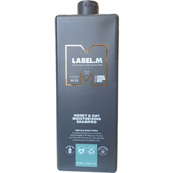 Label.m Honey & Oat Σαμπουάν για Επανόρθωση για Ξηρά & Ταλαιπωρημένα Μαλλιά 1lt