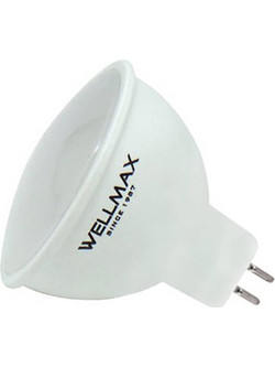 ΛΑΜΠΑ LED MR16 12V 5W 425LM 120 6500K DAY LIGHT WELLMAX