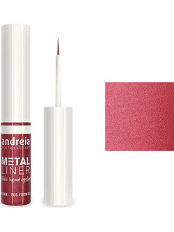 Andreia 03 Ruby Metal Liquid Πινέλο Eyeliner 3.5ml