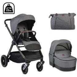 Cangaroo Macan Καρότσι Μωρού 2 σε 1 Grey