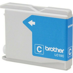 Μελάνι BROTHER Συμβατό LC10C/LC37/LC57/LC51/LC1000/960/970 Σελίδες:400 Cyan για 130C, 150C, 330C, 540CN, 750DN, 235C, 240C, 260C, 440CN, 660CN, 665CW, 845CW, 5860CN