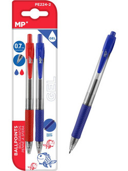 MP PE224-2 Σετ Στυλό Gel 0.7mm Μπλε 2τμχ
