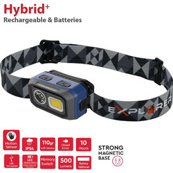 AlpinPro HybridR H10 Επαναφορτιζόμενος Φακός Κεφαλής Εργασίας 500lm