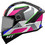 MT Stinger 2 Cheste D8 Black Grey Gloss Pink Κράνος Μηχανής Full Face 1450gr