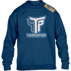 Takeposition Logo TP Παιδικό Φούτερ Πετρόλ 810-0031-0710-17