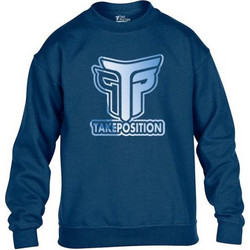 Takeposition Logo TP Παιδικό Φούτερ Πετρόλ 810-0032-04-17