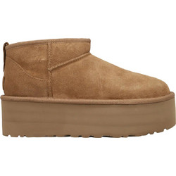 UGG Classic Ultra Mini Platform Γυναικεία Μποτάκια Πλατφόρμα Suede Ταμπά με Γούνα 1135092-CHE