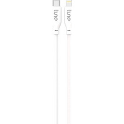 Καλώδιο Φόρτισης Tune TechFlex USB-C σε Lightning 1.5m - White