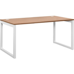 Γραφείο Industrial Walnut (Λευκός σκελετός) 140x80cm