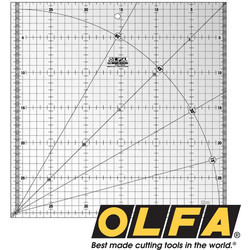 OLFA MQR-30X30 Χάρακας ακρυλικός διαφανές 30x30 cm