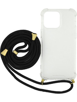 Ancus Crossbody Back Cover Transparent / Black (iPhone 14 Pro Max)