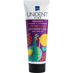 InterMed Unident Kids 1400ppm Bubblegum Παιδική Οδοντόκρεμα κατά της Πλάκας 50ml