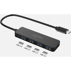 Approx APPC54 USB Hub 3.0 USB-C με 4 Θύρες USB-A