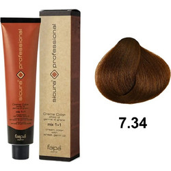 Faipa Sicura Professional 7.34 Κανέλα Μόνιμη Βαφή Μαλλιών 120ml