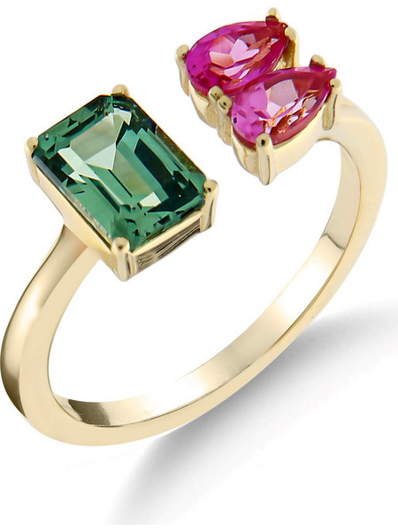 Κίτρινος Χρυσός 14Κ - 0.80ct/0.50ct