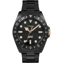 Timex Ανδρικό Ρολόι με Μαύρο Μεταλλικό Μπρασελέ TW2V56800