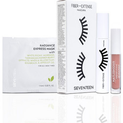 Seventeen Fiber Extense Mascara + Mini Matlishious 04 + Radiance Express Sachet Mask
