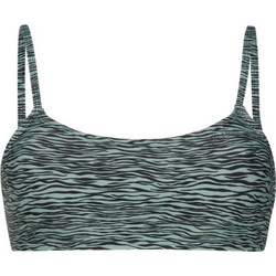Protest Bikini Top Μπουστάκι Animal Print Ανθρακί 7612121-478