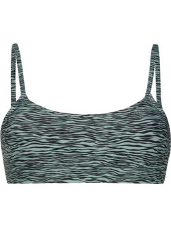 Protest Bikini Top Μπουστάκι Animal Print Ανθρακί 7612121-478