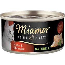 Finnern Miamor Feine Filets Adult with Chicken & Shrimps 80gr