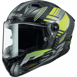 LS2 FF805 Thunder Carbon Volt Black / H-V Yellow Κράνος Μηχανής Full Face 1400gr
