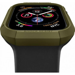 Spigen Rugged Armor Θήκη Σιλικόνης για Apple Watch 44mm Χακί