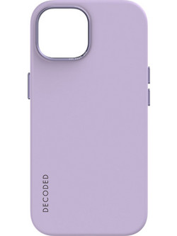Decoded AntiMicrobial Silicone Back Cover Lavender (iPhone 15)