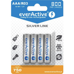 everActive Silver Line AAA 800mAh 2τμχ