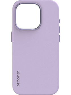 Decoded AntiMicrobial Silicone Back Cover Lavender (iPhone 15 Pro)
