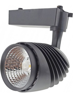 Μονό Σποτ με Ενσωματωμένο LED σε Θερμό Λευκό Φως 30W 3000K 29170 OEM σε Μαύρο Γκρι Χρώμα