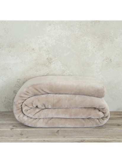 Κουβέρτα Βελουτέ King Size Coperta Nude 240x260 Nima Home - Nima Home