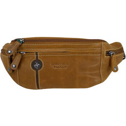 Beverly Hills Polo Club Marsupio Τσαντάκι Μέσης Δερμάτινο Ταμπά BH-388