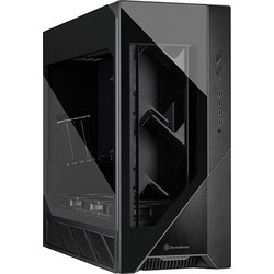 Silverstone Alta F2 Black Gaming Full Tower Κουτί Υπολογιστή με Πλαϊνό Παράθυρο
