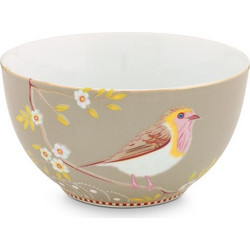Pip Studio Μπωλ Παγωτού Πορσελάνινο Χακί Early Bird Khaki O15x8,1