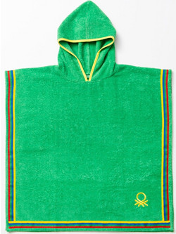 Benetton Kids Παιδικό Πόντσο Θαλάσσης Πράσινο BE-0818