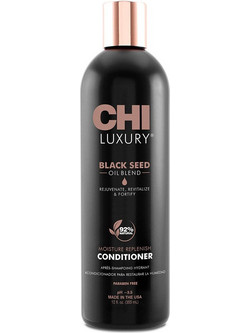Chi Luxury Black Seed Oil Moisture Replenish Φυτικό Conditioner για Επανόρθωση & Φριζάρισμα για Ξηρά & Ταλαιπωρημένα Μαλλιά 355ml