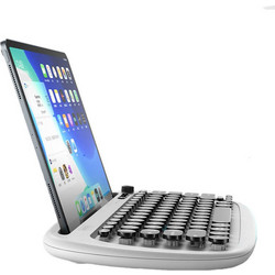 Remax 6954851271451 White Ασύρματο Πληκτρολόγιο για Tablet