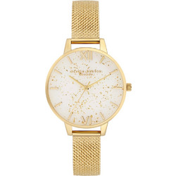 Olivia Burton Celestial Γυναικείο Ρολόι με Χρυσό Μεταλλικό Μπρασελέ OB16GD15