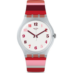 Swatch Tramonto Occaso Γυναικείο Ρολόι με Πολύχρωμο Καουτσούκ Λουράκι SUOK138